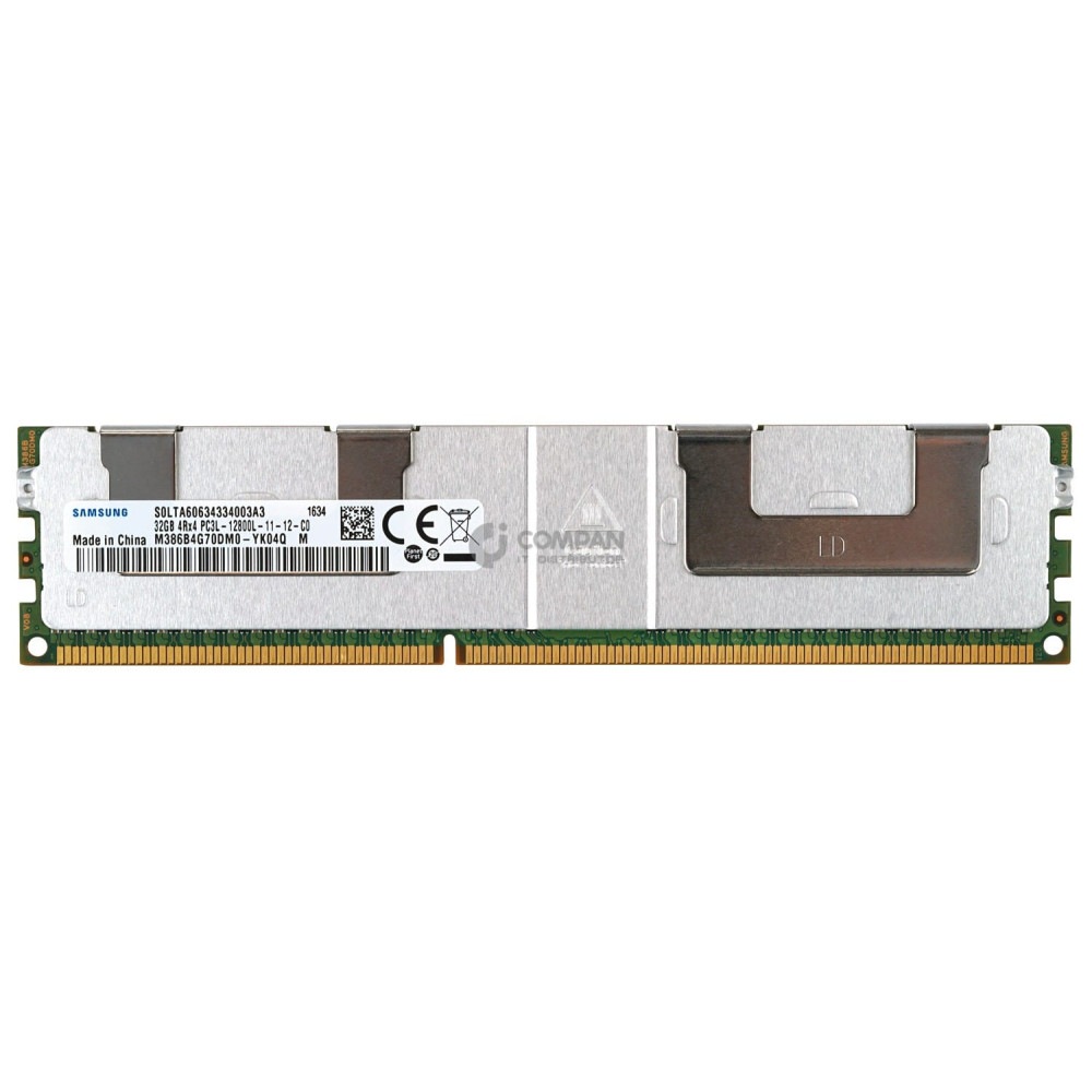 M386B4G70DM0-YK0 SAMSUNG MEMORY 32GB 4RX4 PC3L 12800L DDR3